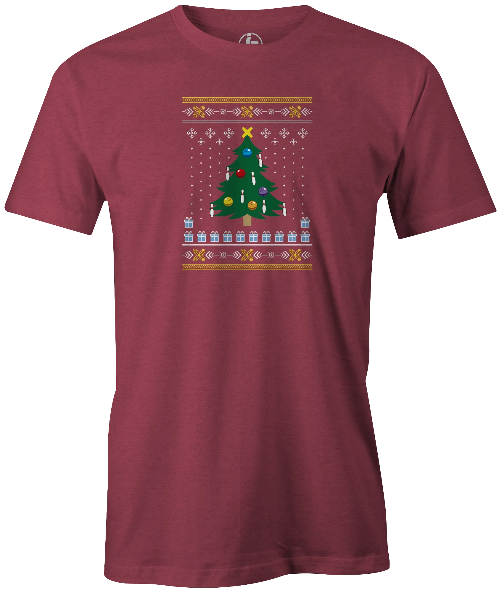 A Bowler's Christmas Tree Ugly T-Shirt