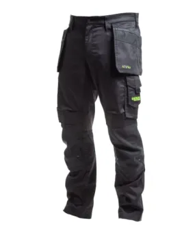 Apache Bancroft Tapered Leg Flex Stretch Work Trousers with Holster and Kneepad Pockets