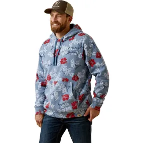 Ariat Men's Floral Western Aloha Hoodie