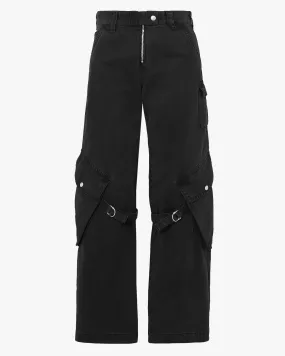 Coated Cotton Cargo Trouser