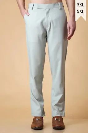 Misty Grey Formal Trousers