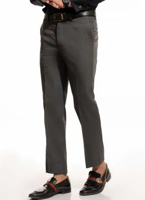 Plain Salte Gray, Wrinkle Free, 100% Cotton, Semi Formal Trouser