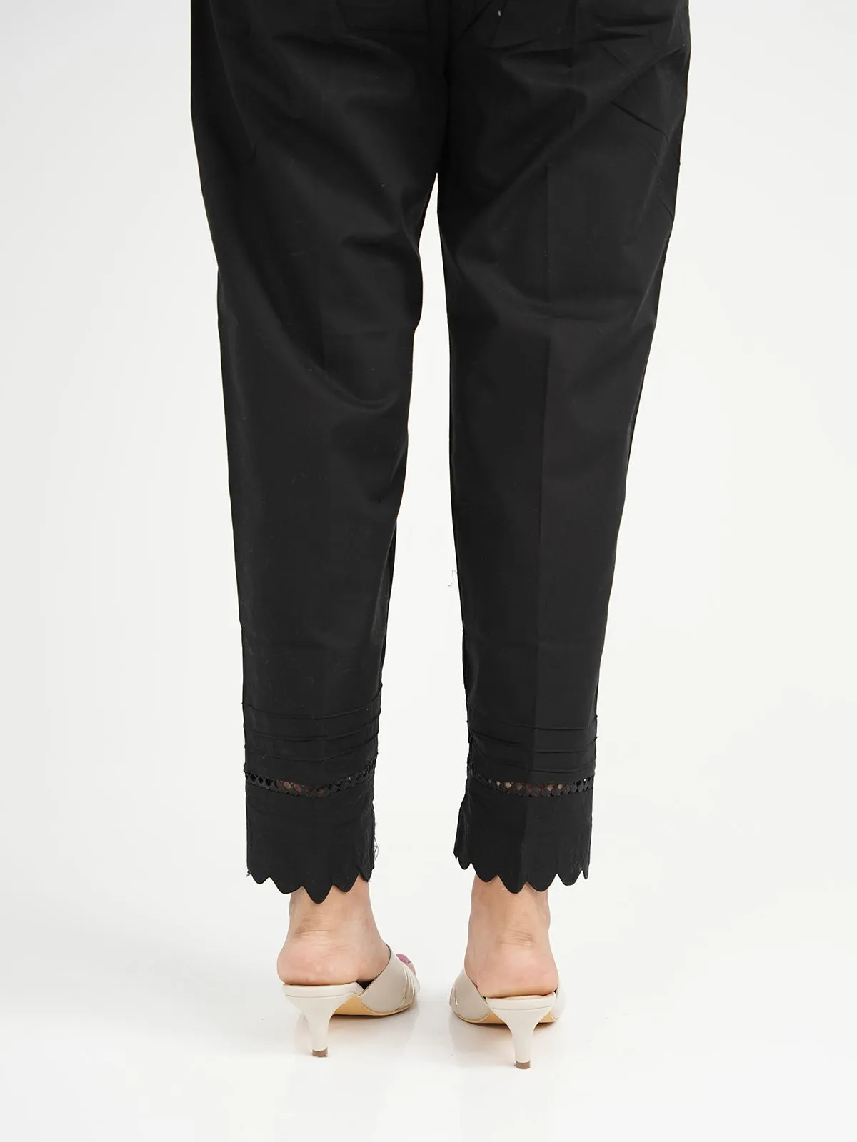 "GRETCHEN" Straight embroidered Trouser