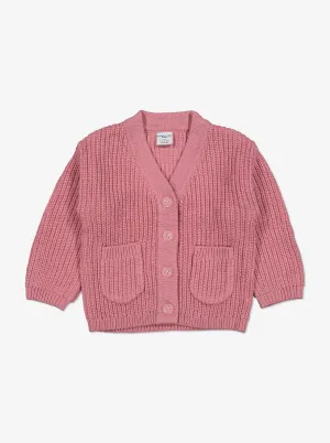 Rib Knit Kids Cardigan